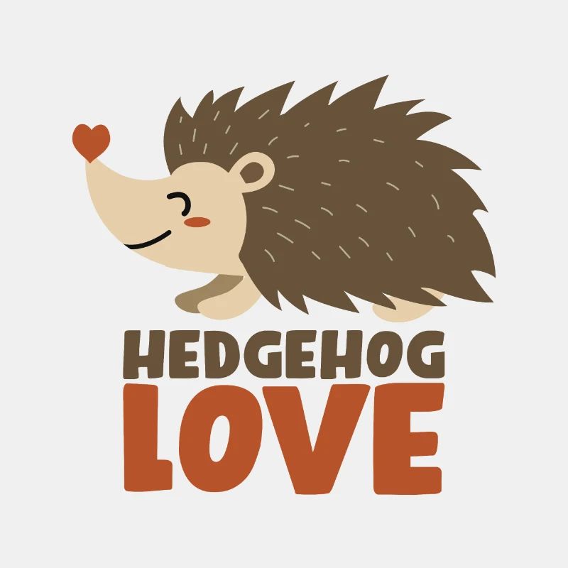 Igel - Herz Liebe - pos