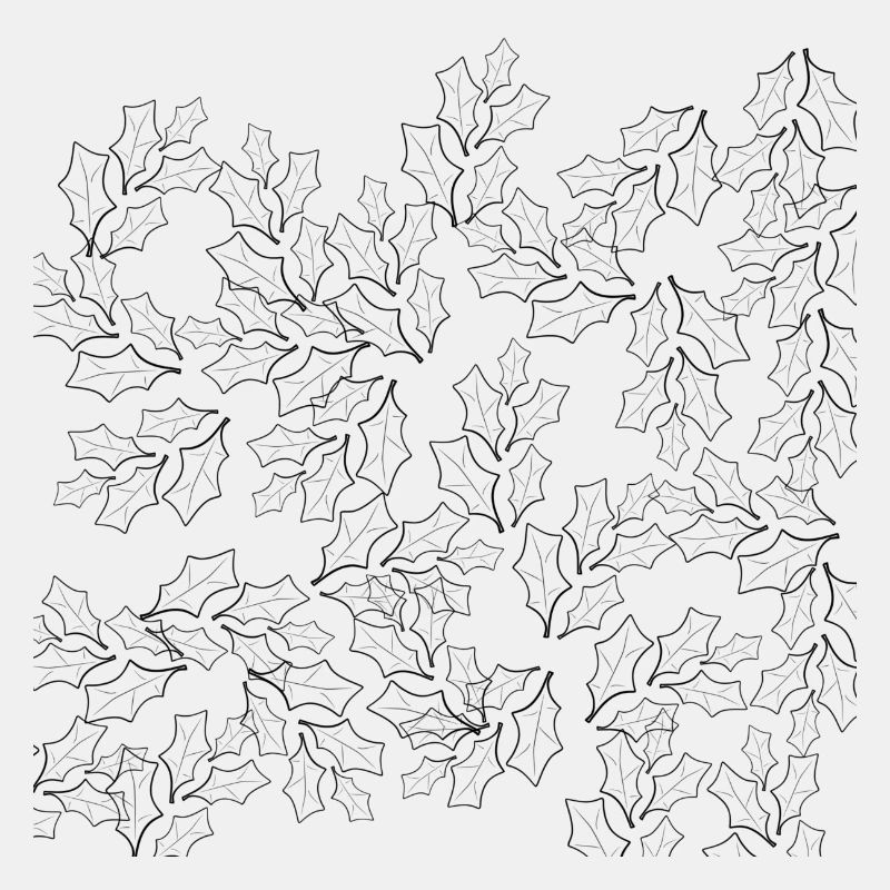 Schwarzweiß Floral