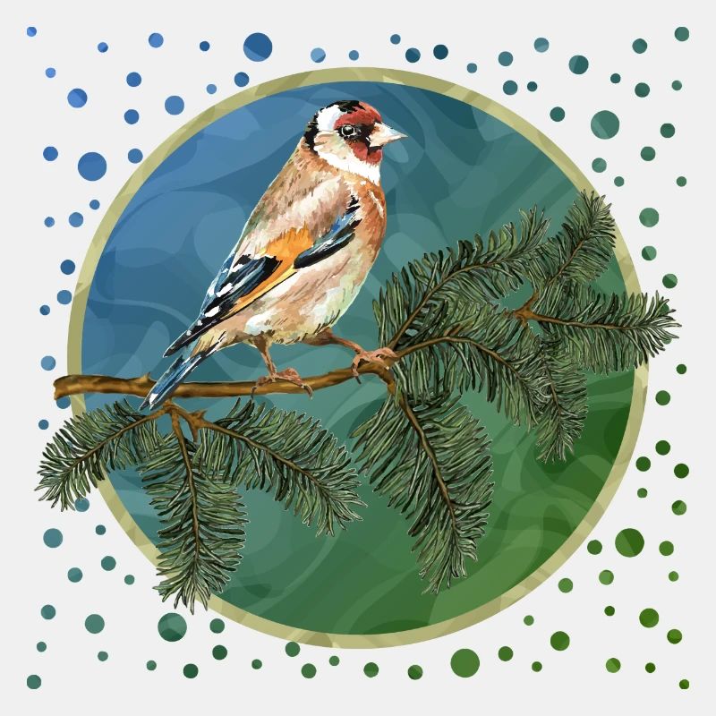 Bunter Vogel