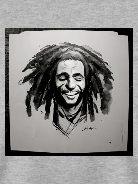 Rastafari-skizzenmalerei