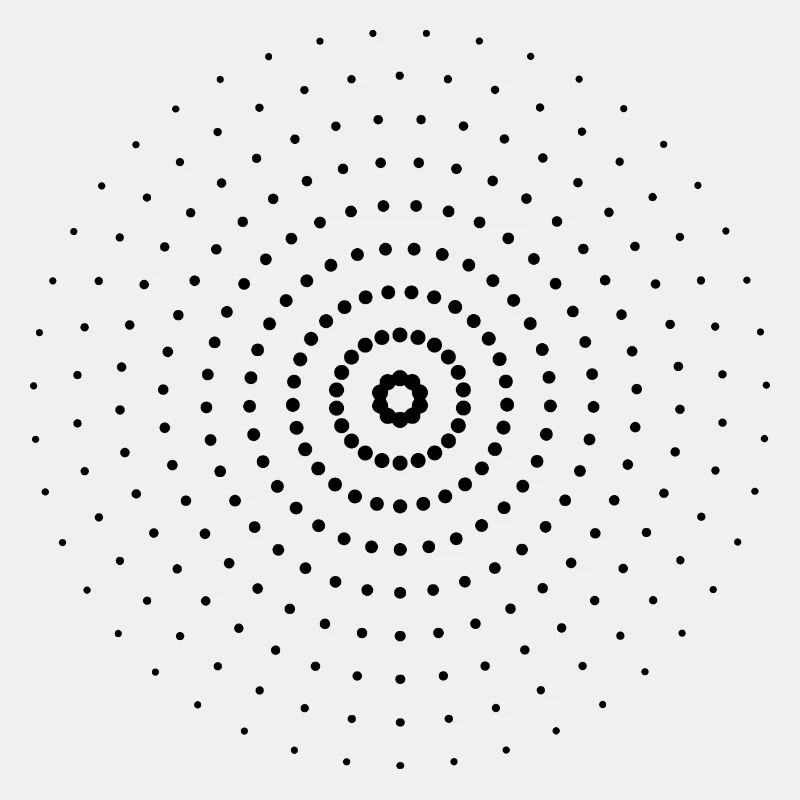 Blurry| Points | Black| gift idea