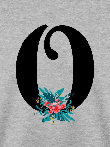 Buchstabe O Blüte