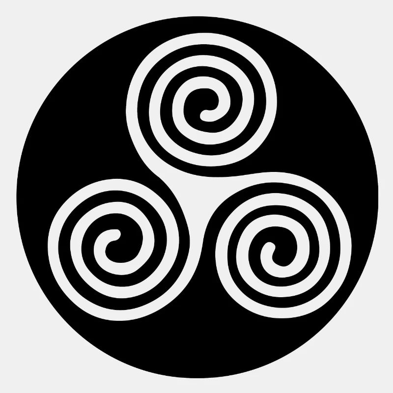 Triskele (Schwarz)