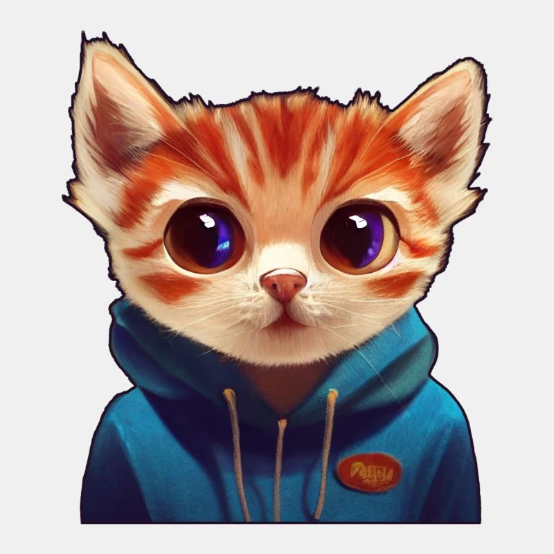 Kitten mit Pullover
