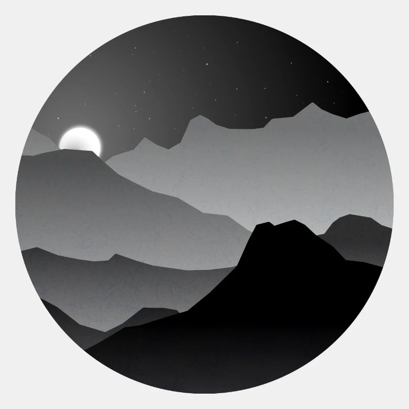 Dunkle Landschaft