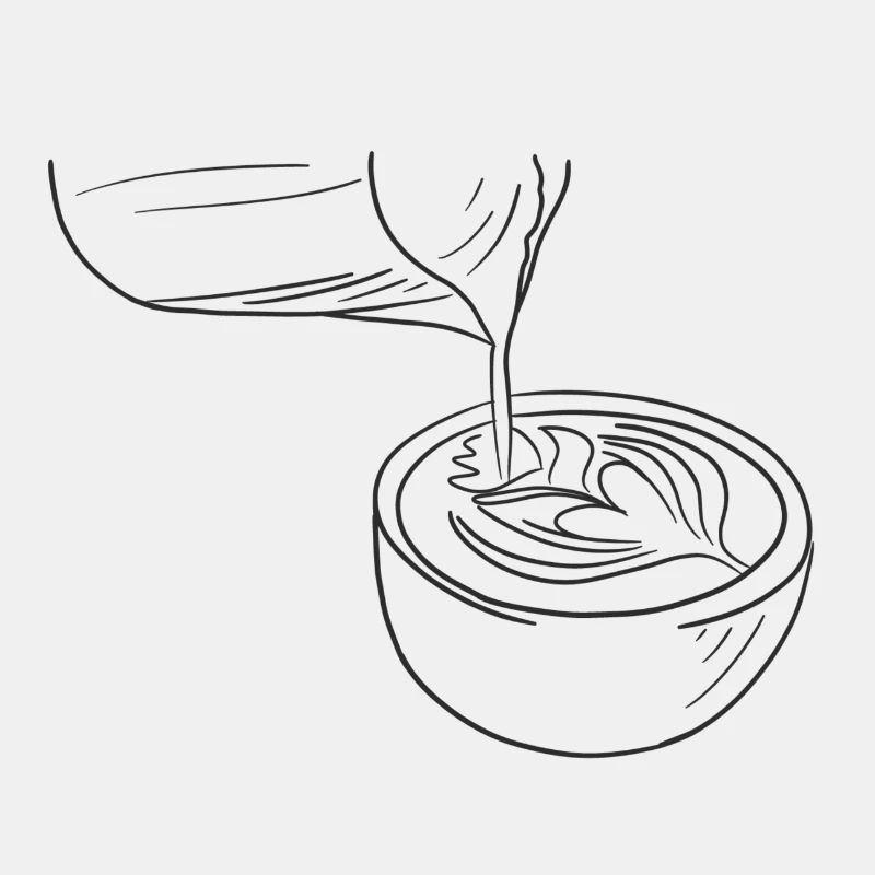 Capuccino mit Herz