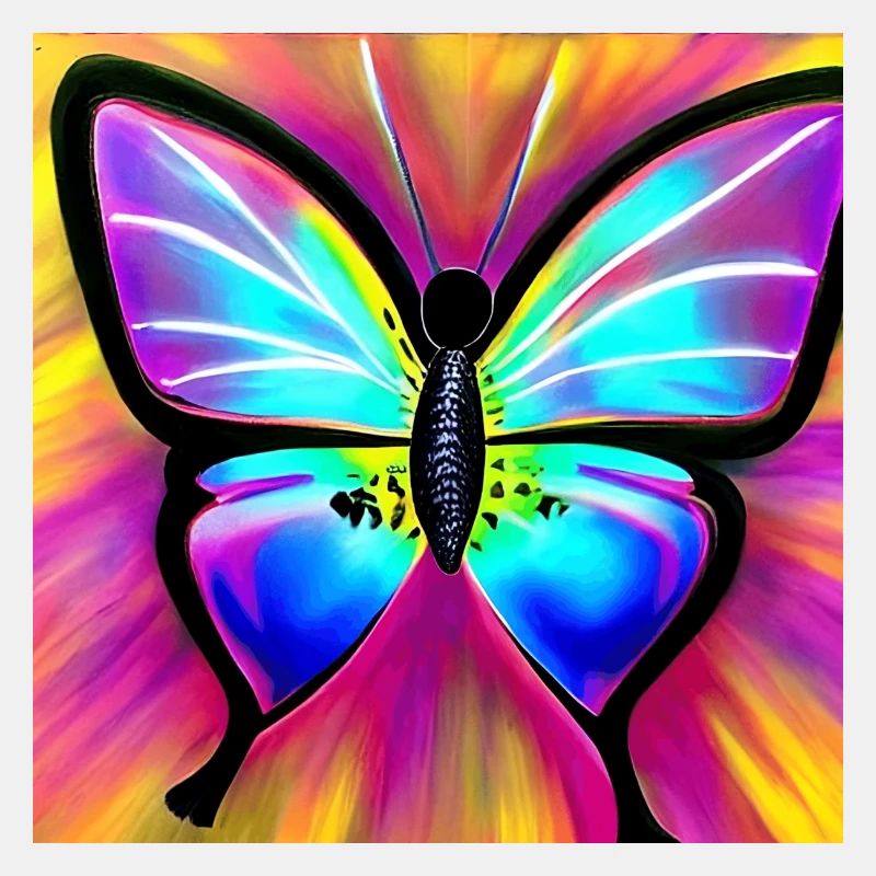 Schmetterling, bunt