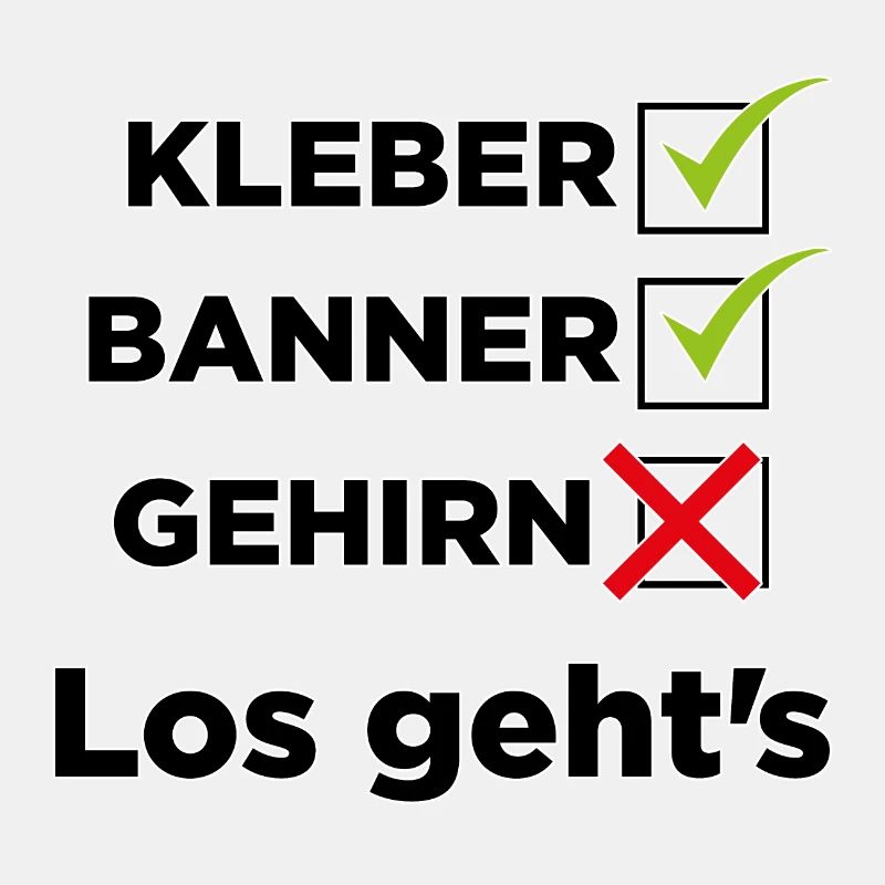 Kleber, Banner, Gehirn