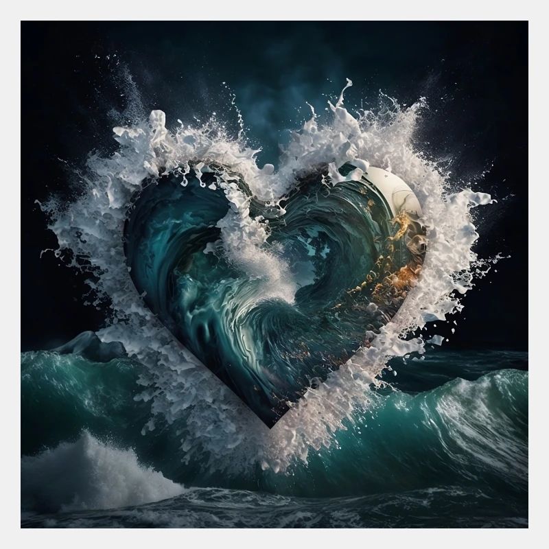 Herz aus Wasser