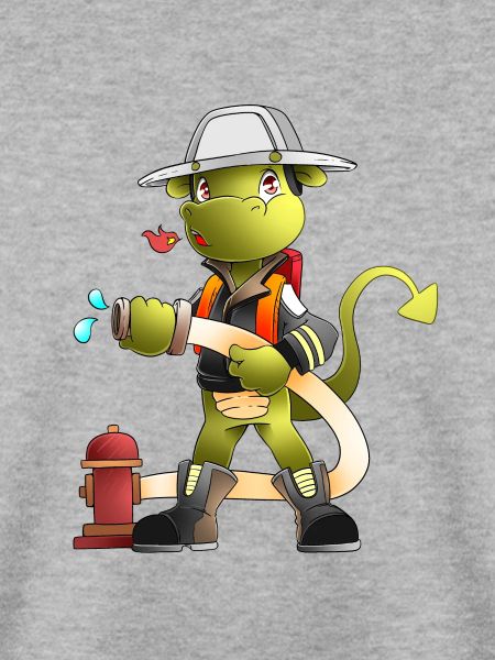 Feuerwehr Drache am Löschen
