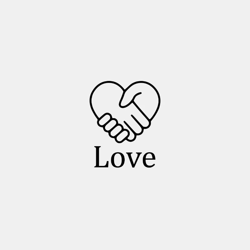 Love shaking hands