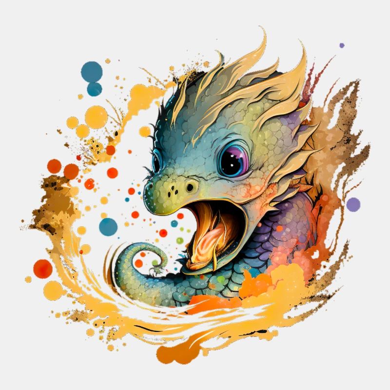 Regenbogen-Feuer-Drache