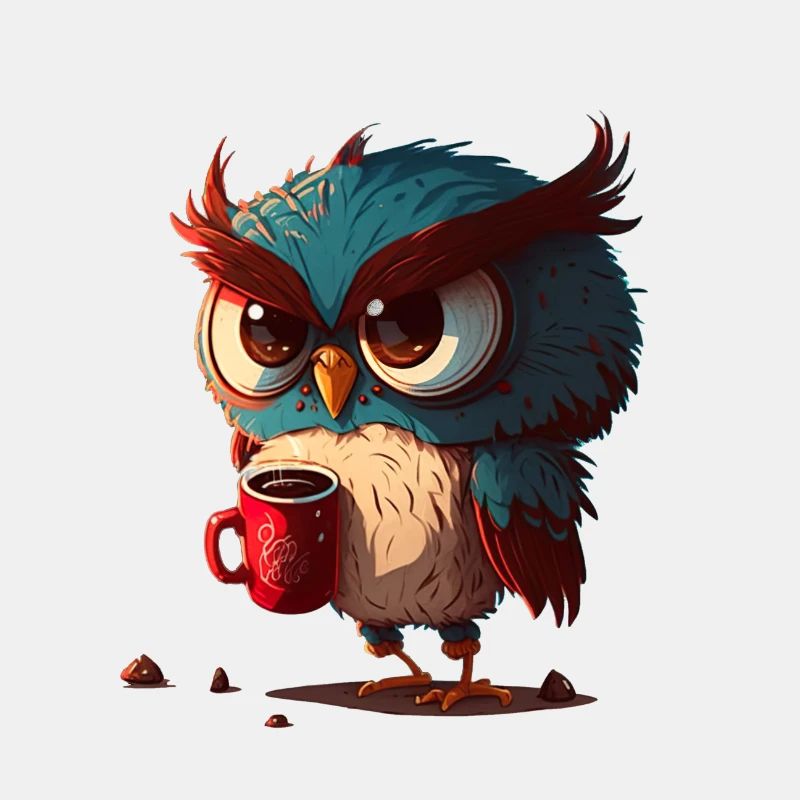 Eule Kaffeebecher