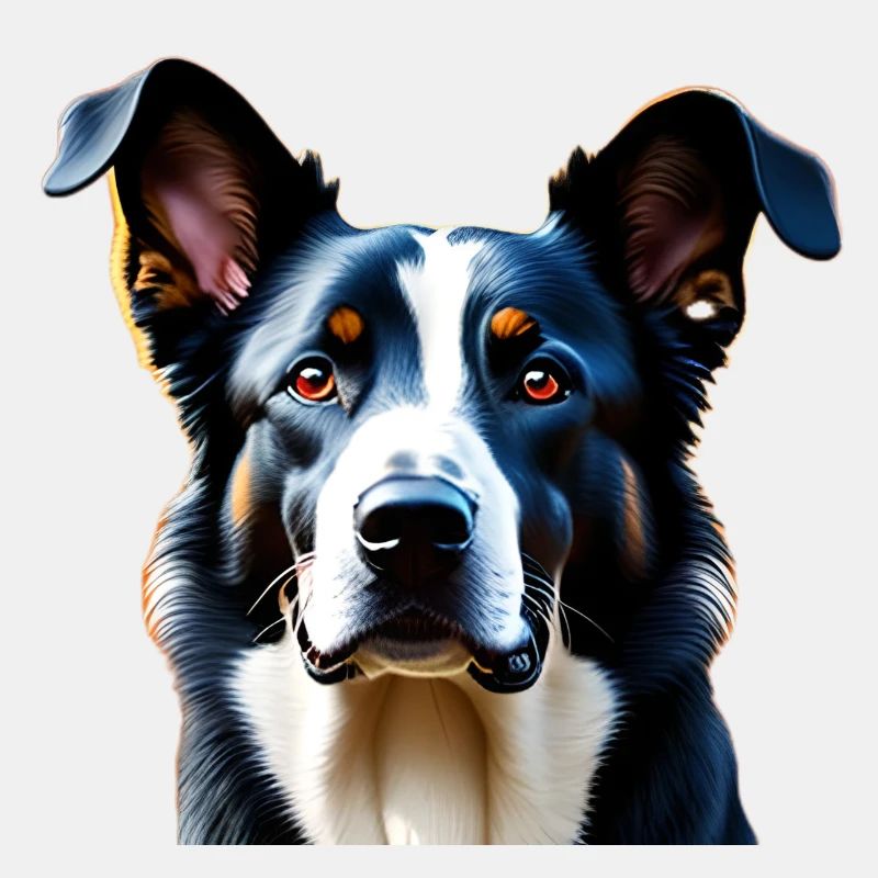 Dreifarbiger Hund