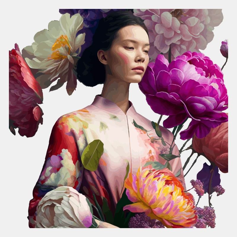 Geisha in Kimono Geschenk