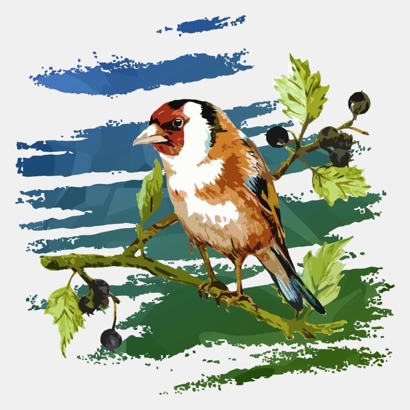 Bunter Vogel