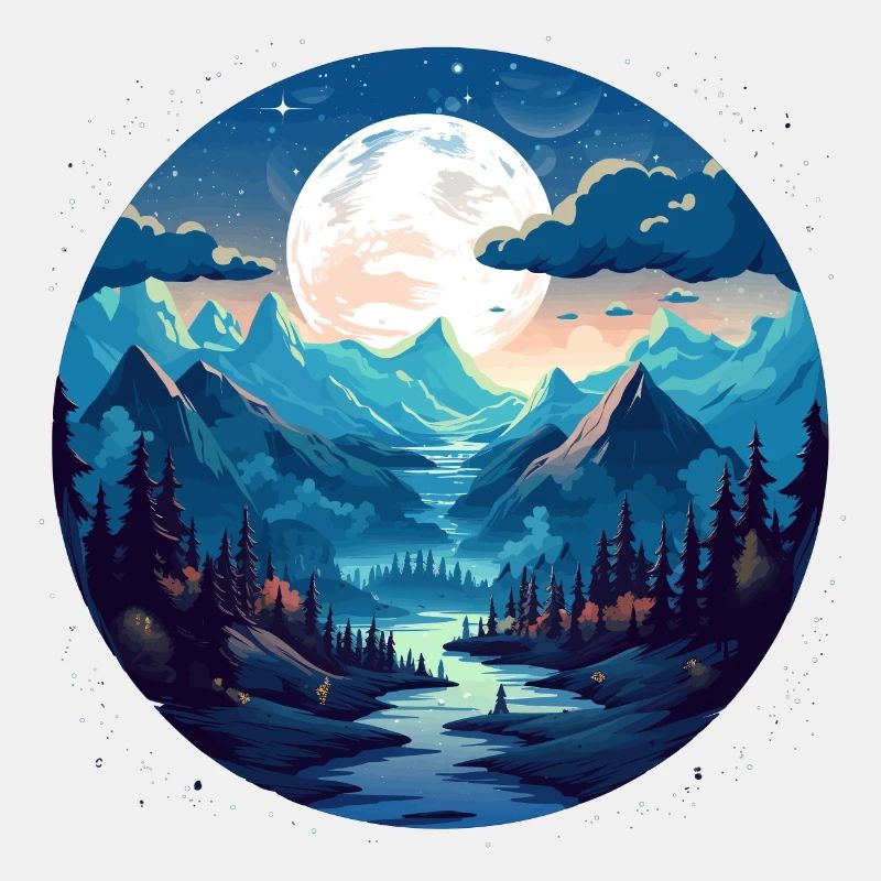Wald bei nacht