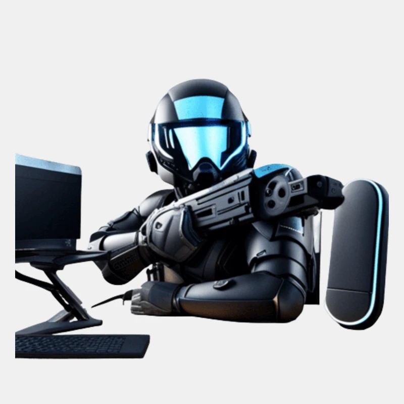 Roboter Gamer