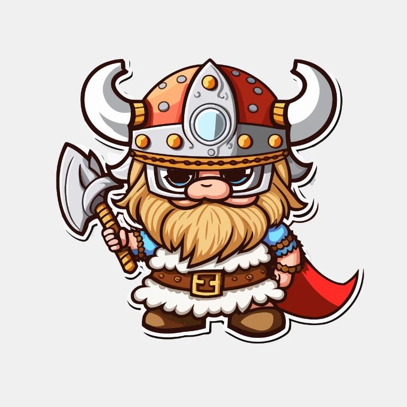 Björns Abenteuer: Cartoon-Wikinger Björn