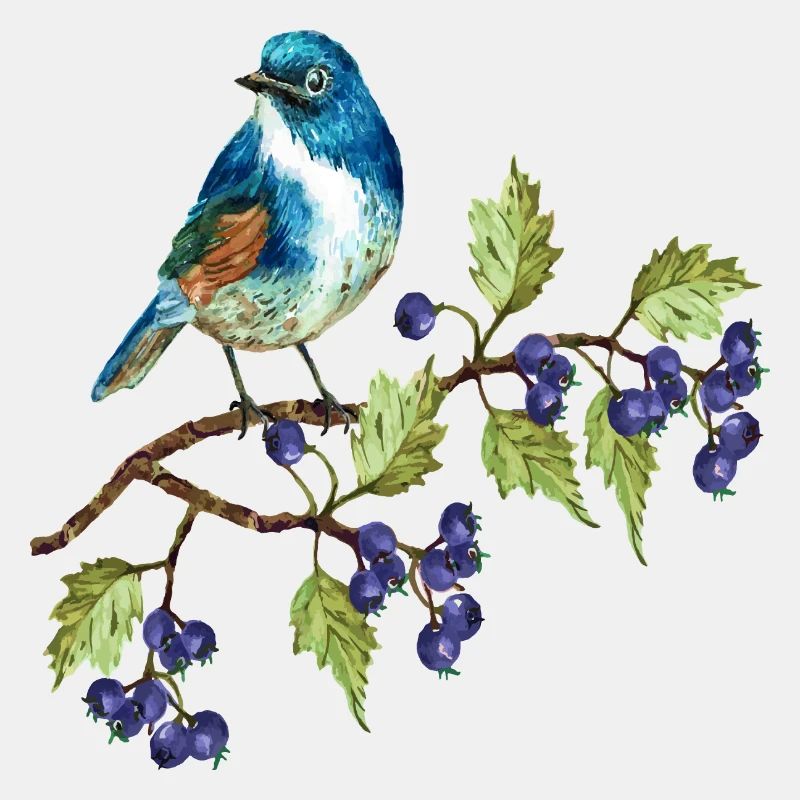 Bunter Vogel