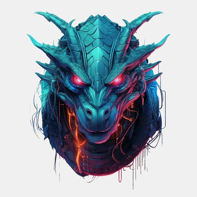 Techno-Drache - Der Cyberpunk-Mythos