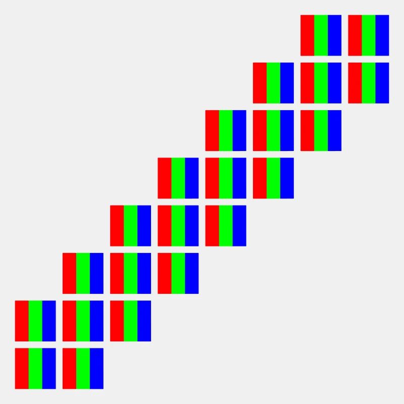 Pixel Art Schrägstrich
