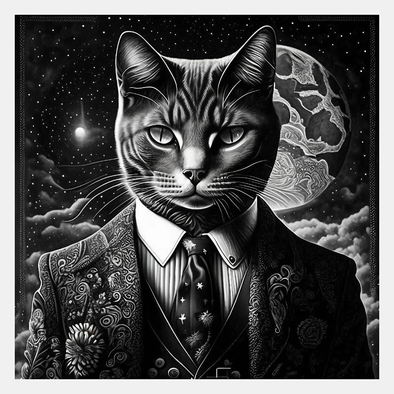 Business Cat in Space