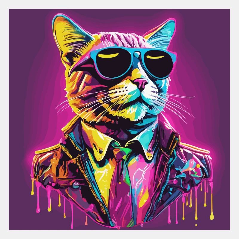Neon Cat