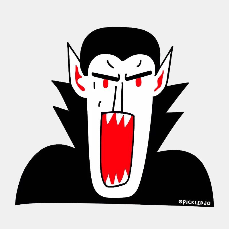 Dracula Karikatur