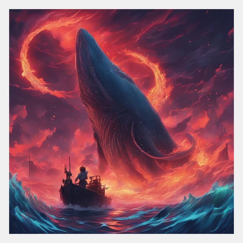 Seemonster auf stürmischer See