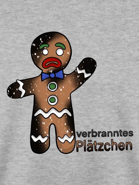 verbranntes unglückliches Plätzchen