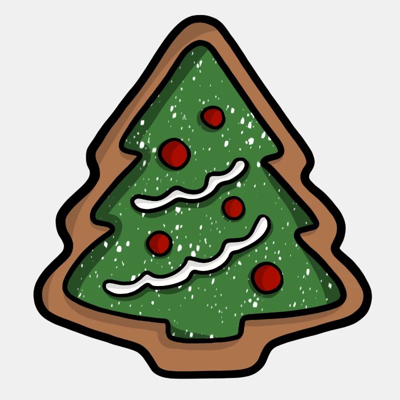 Biscuit sapin de Noël