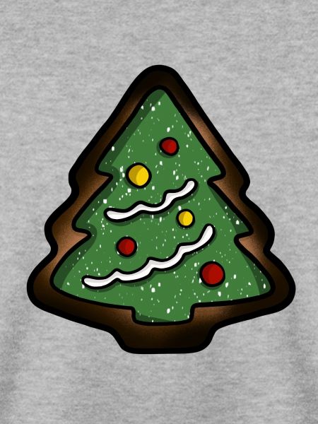 verbranntes Weihnachtsbaum Plätzchen