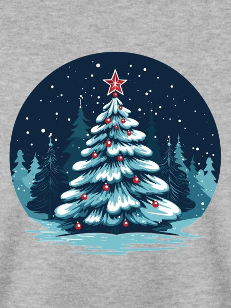 Weihnachtsbaum Schnee Motiv