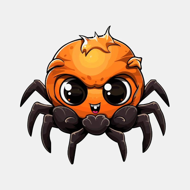 Baby Spinne Halloween Cartoon