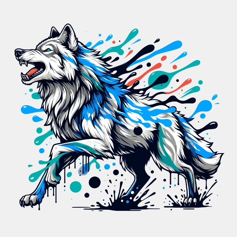 Wunderschöner Wolf