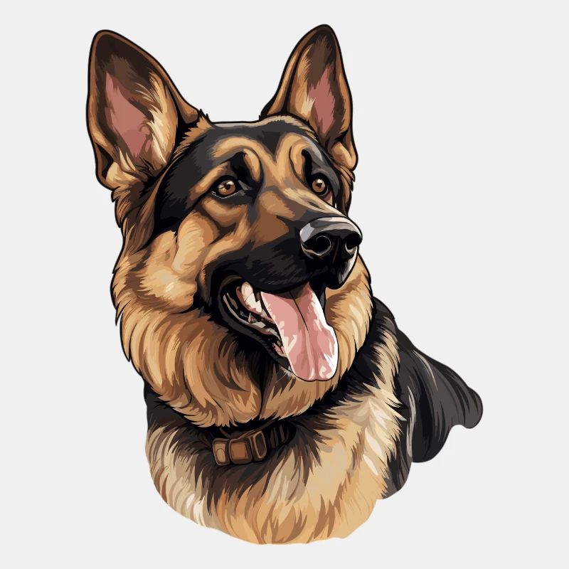 Deutscher Schäferhund Motiv