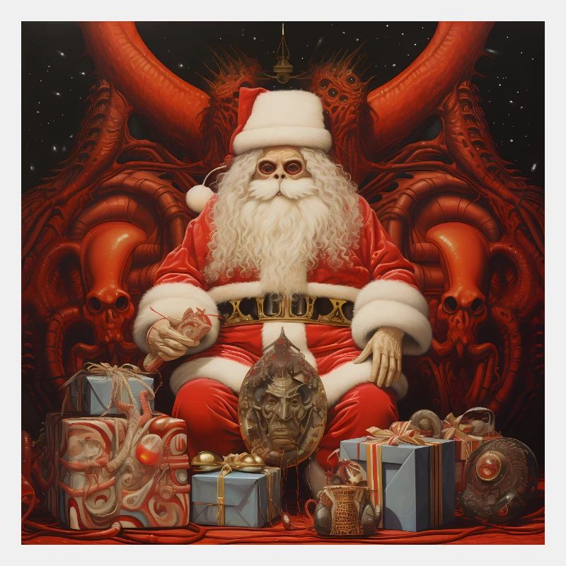 Düsterer Weihnachtsmann