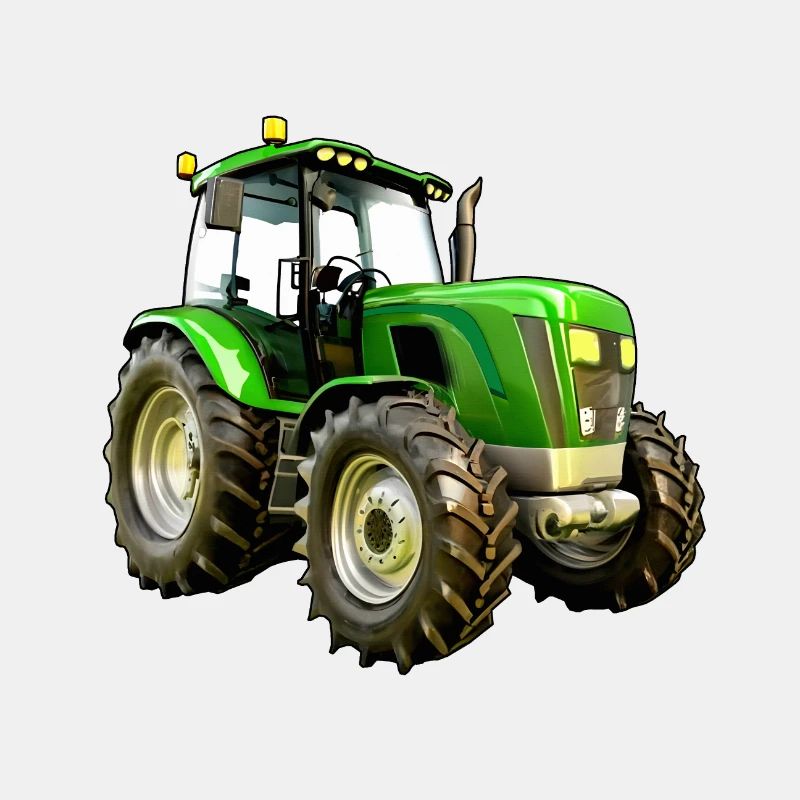 Moderner Traktor Trecker