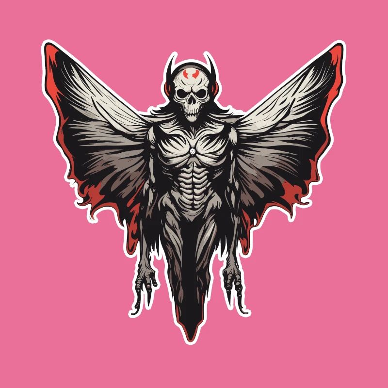 Mothman / Moth / Insect / Mythical Creature / Flutter