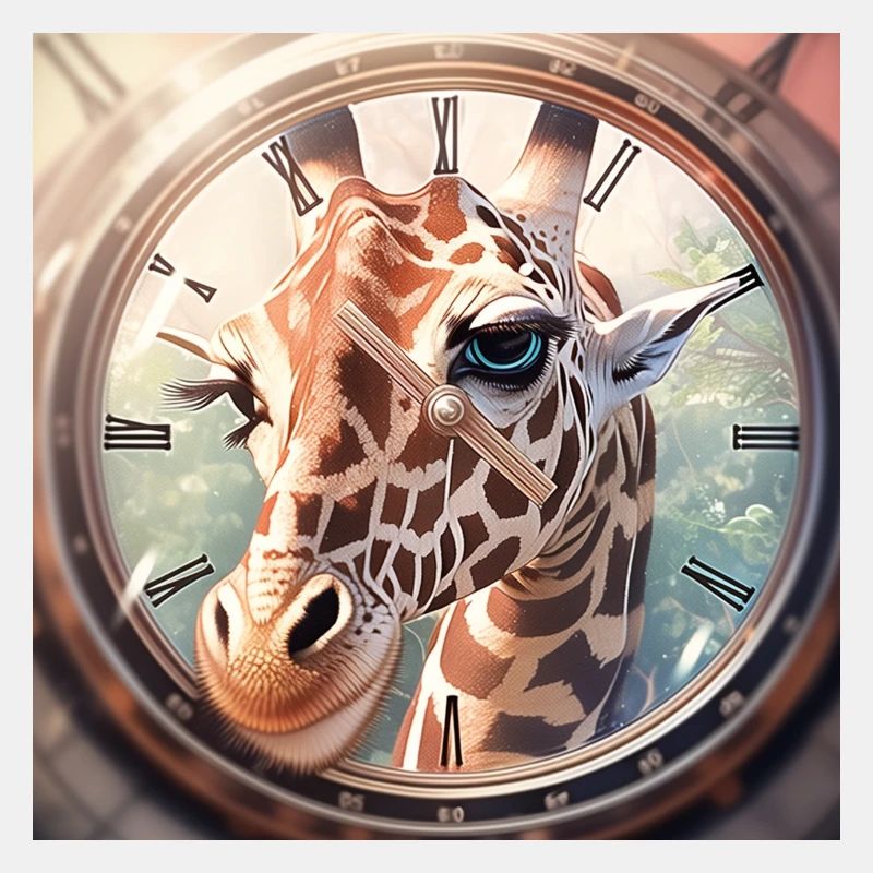 Die Giraffenuhr