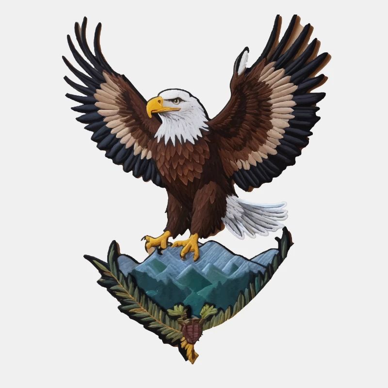 Schöner Weißkopfseeadler