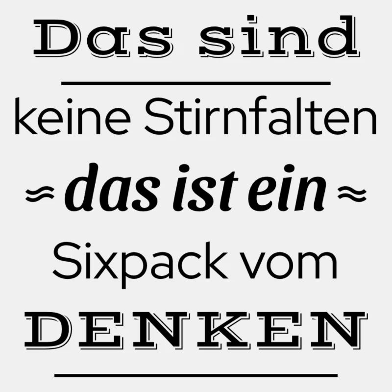 witziger Sixpack Spruch