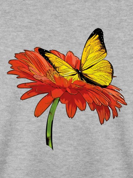 Schmetterlingauf Blumenblüte