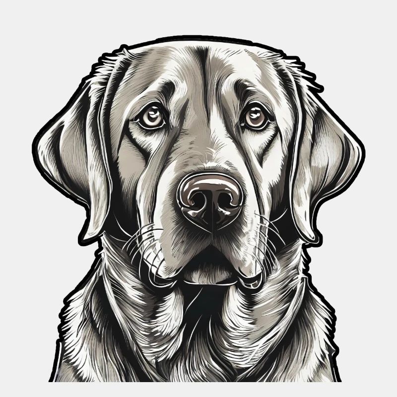 Labrador-Hund