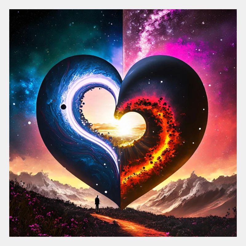 Glühwürmchen Liebe Ying Yang