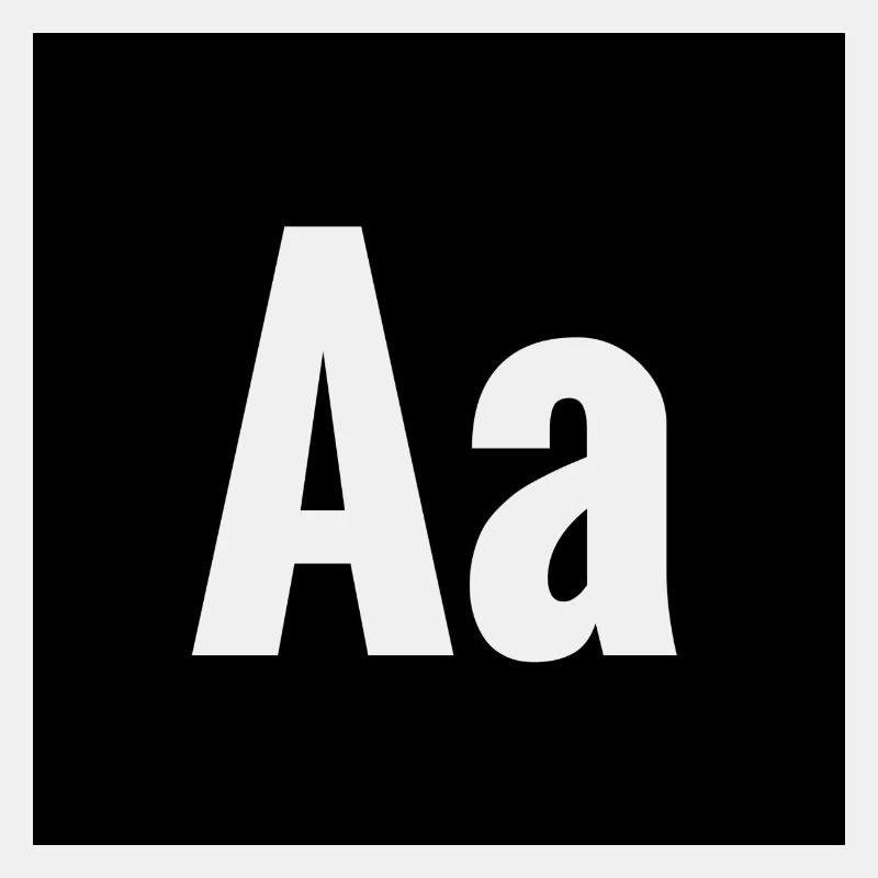 Buchstabe A Quadrat