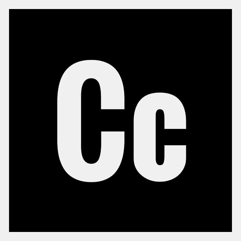 Buchstabe C square