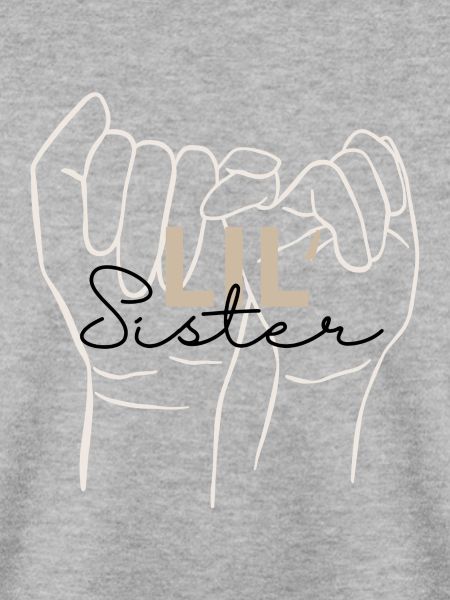 Geschwister - kleine Schwester Design