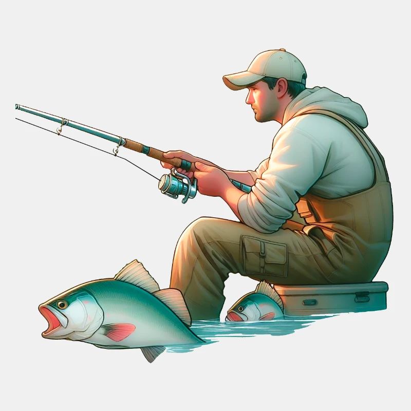 Pêcheur - Poisson - Pêche